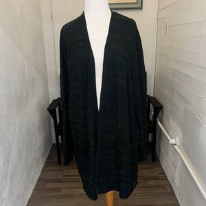 Lane‎ Bryant Dark Green Open Front Cardigan Size 26/28 NWT